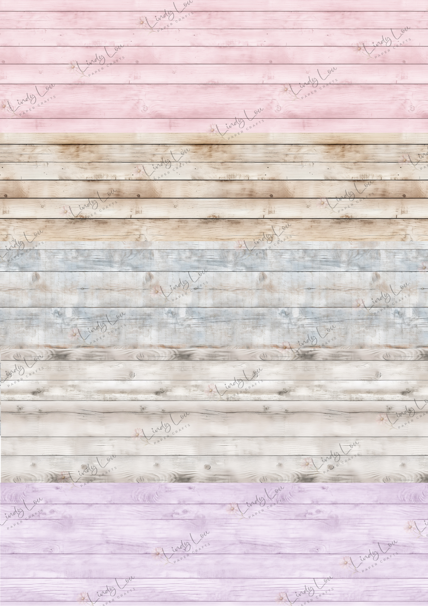A4 Paper Collection - Weathered Wood