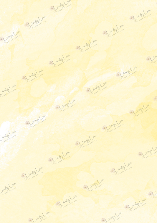 A4 Single Sheet - Daisy Whispers - Lemon Whisper