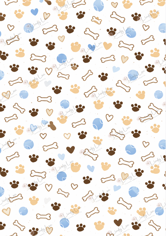 A4 Single Sheet - Pawsitively Adorable - Fetch & Love