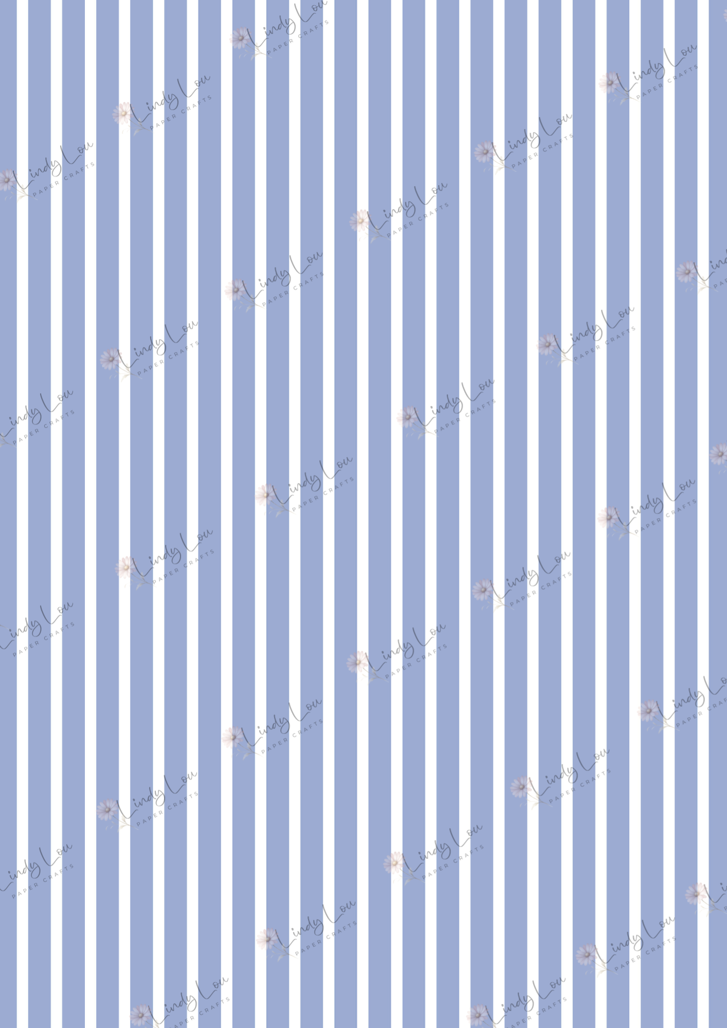 A4 Single Sheet - Man Made Memories - Gentlemans Stripe