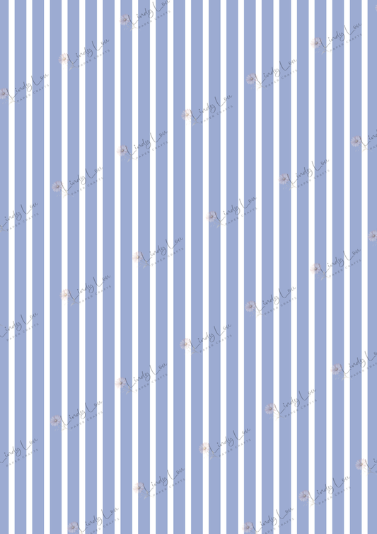 A4 Single Sheet - Man Made Memories - Gentlemans Stripe