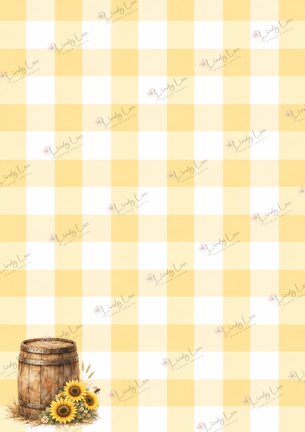 A4 Single Sheet - Sunshine & Moo- Sunshine Harvest