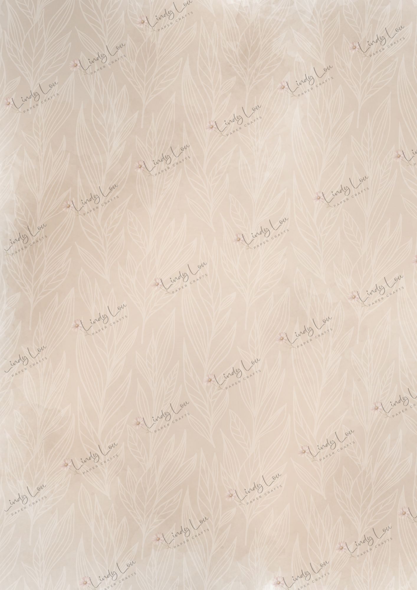 A4 Single Sheet - Tied with a Kiss -  Whispers of Love 2