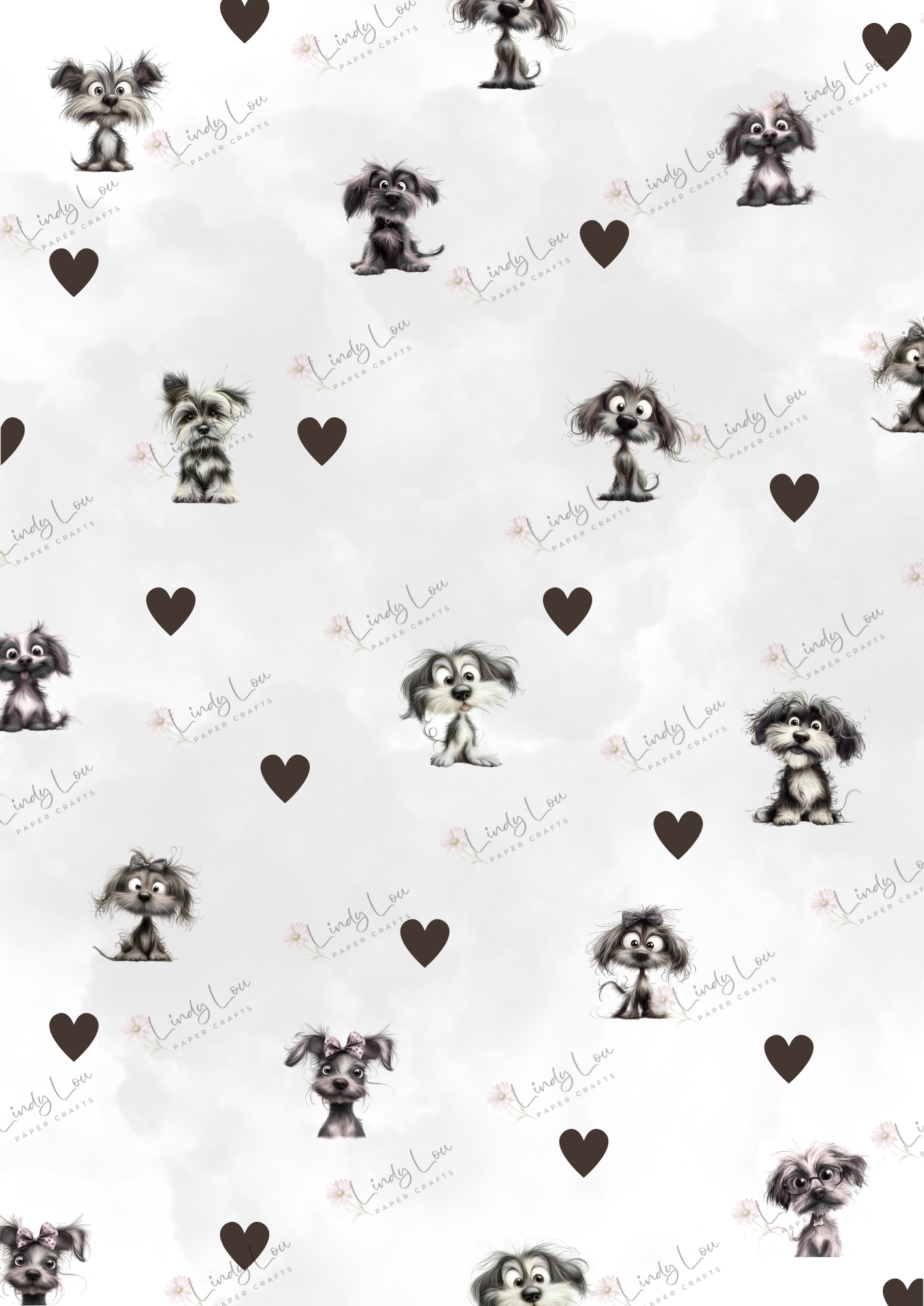 A4 Single Sheet - Pawsitively Adorable - Paws & Affection