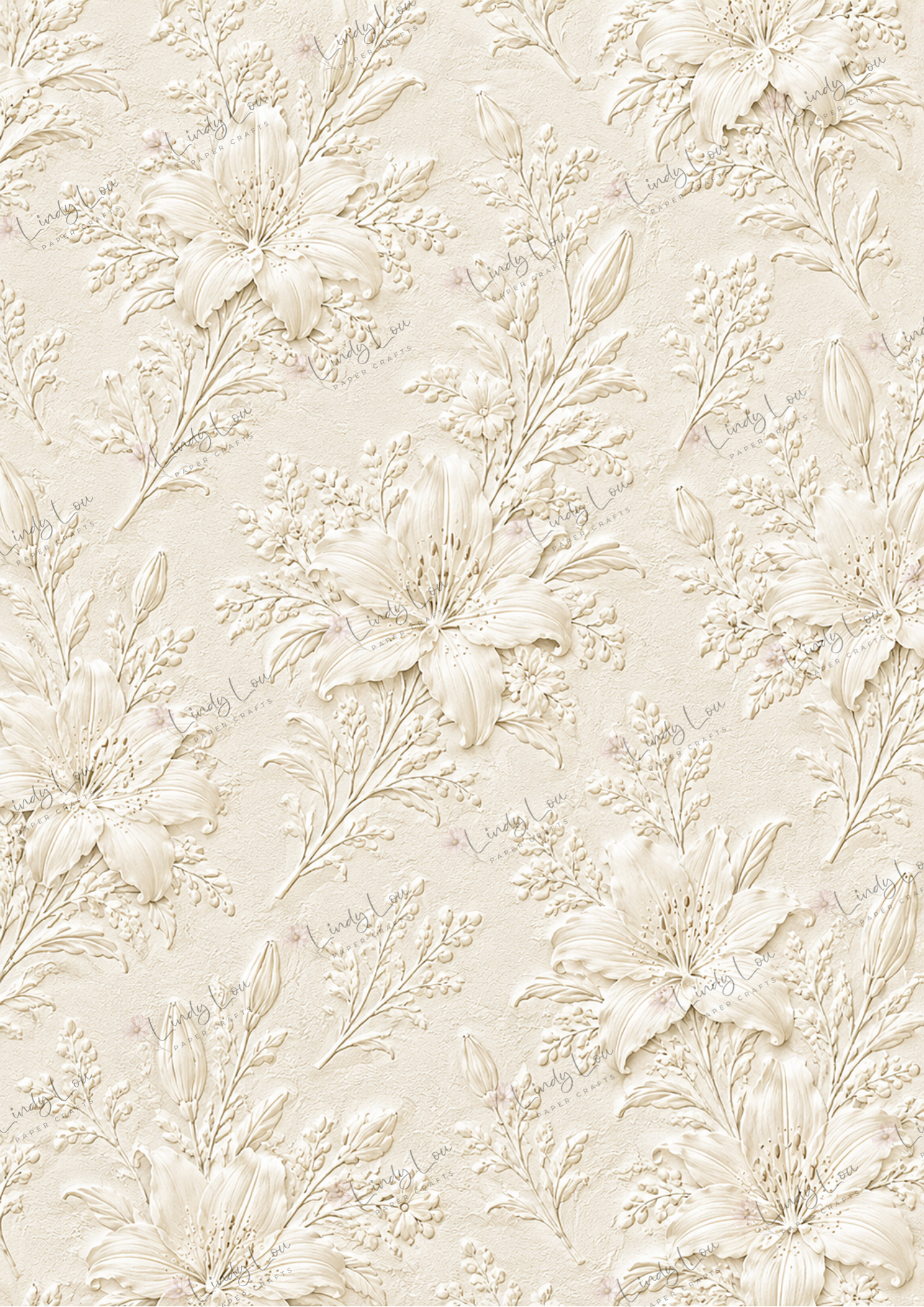 A4 Single Sheet - Lily's Cottage - Lily Perfection