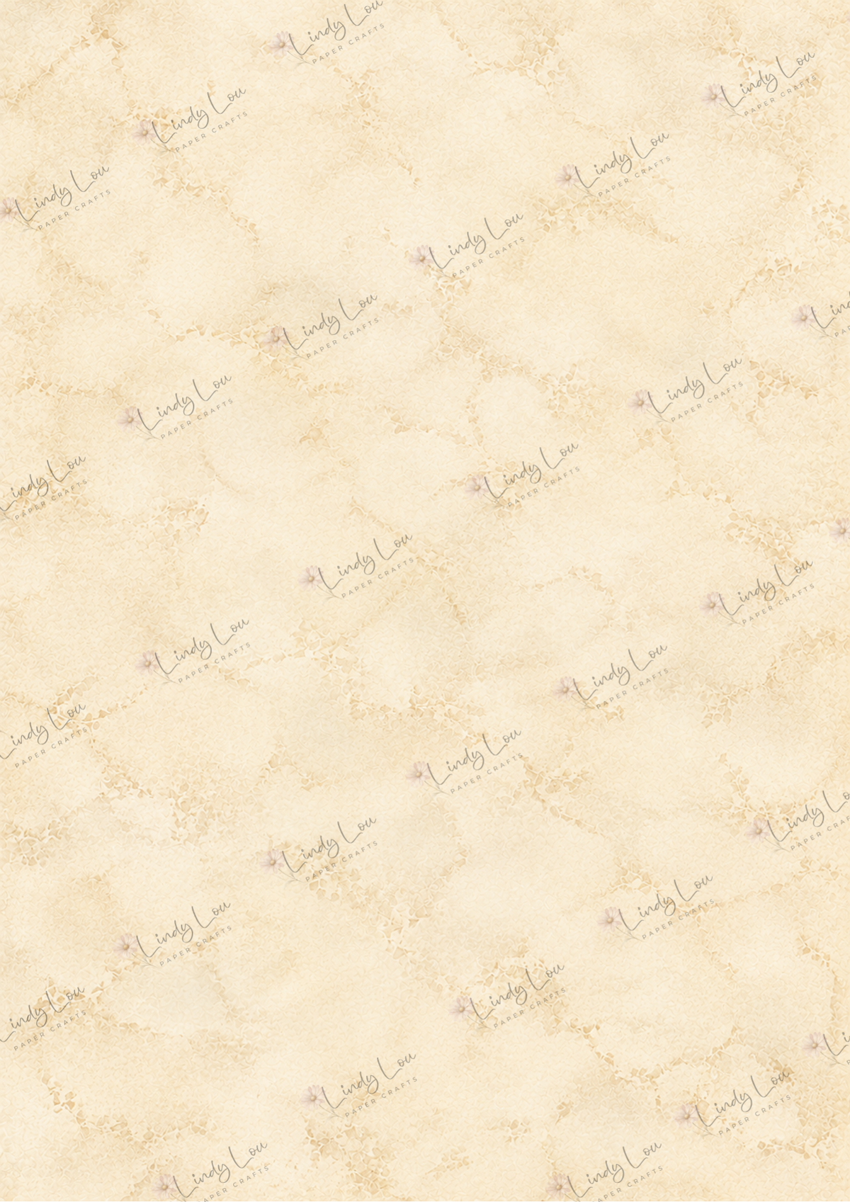 A4 Single Sheet - Native Whispers - Native Cream