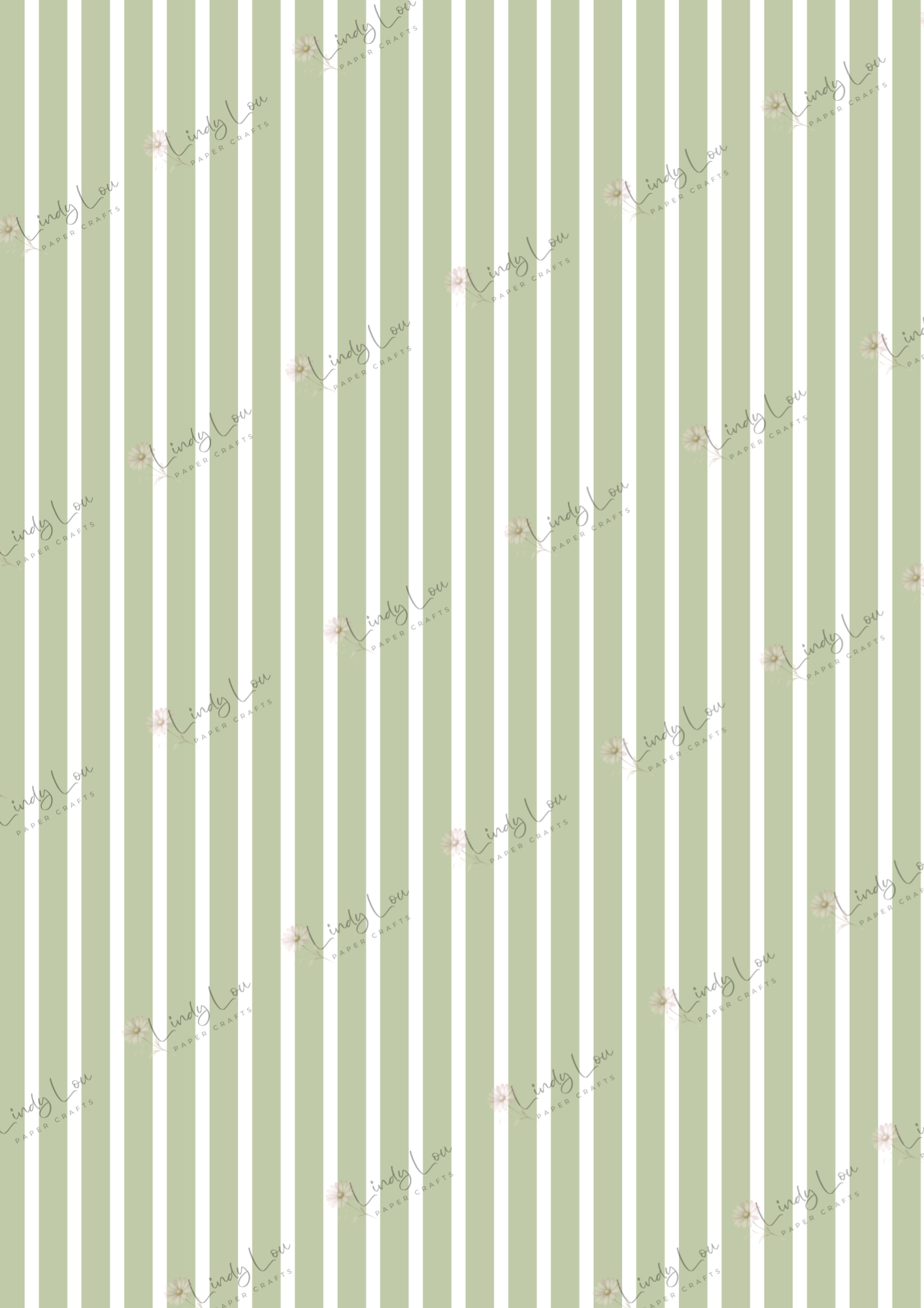 A4 Single Sheet - Man Made Memories - Trail Stripe