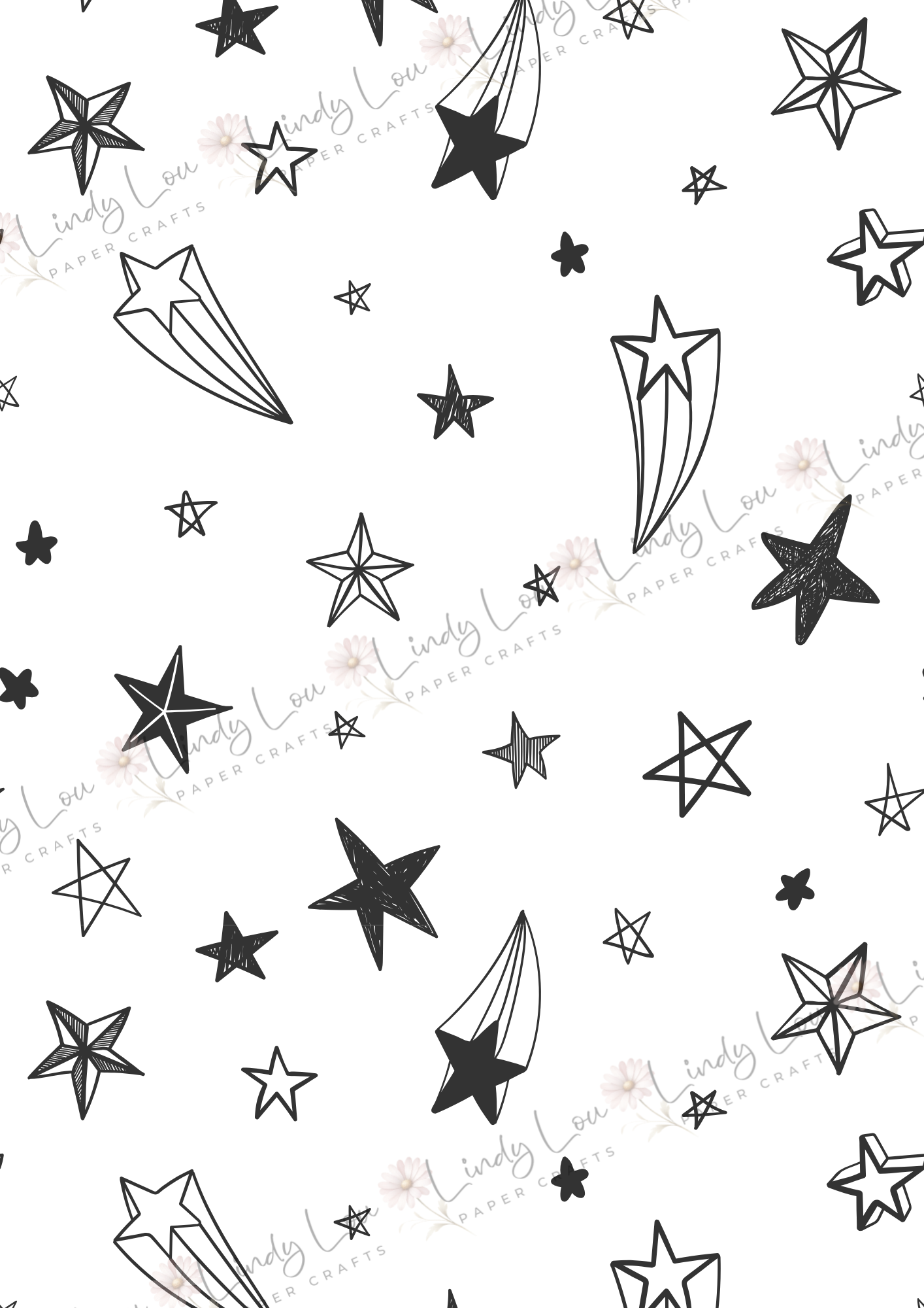 A4 Single Sheet - Cosmic Cuties - Starlight Sketches