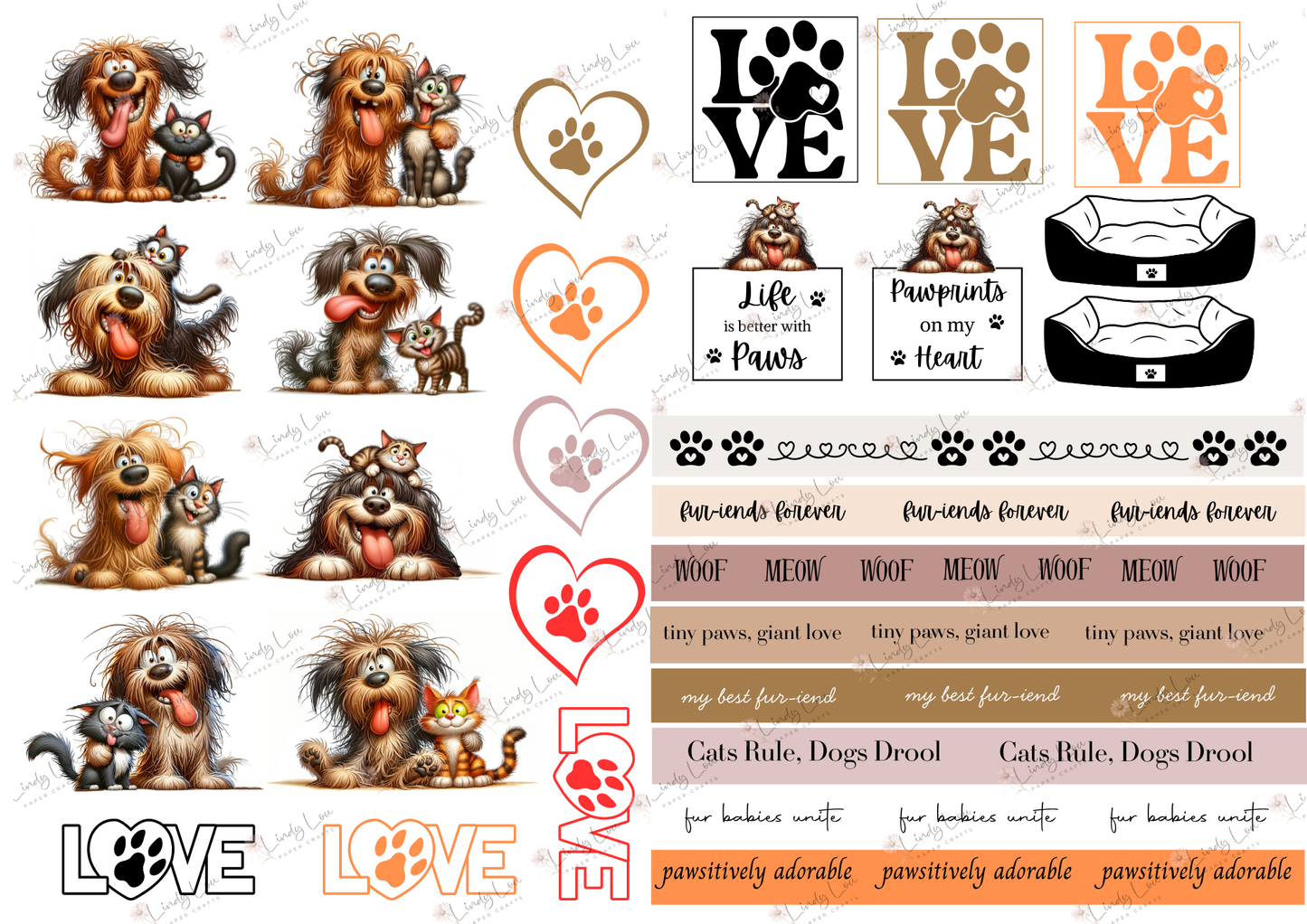 A4 Paper Collection - Paws & Whiskers