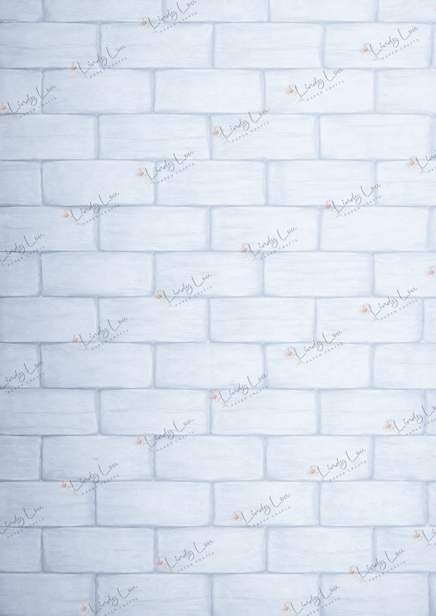 A4 Single Sheet - Little Goose Adventures - Blue Weave