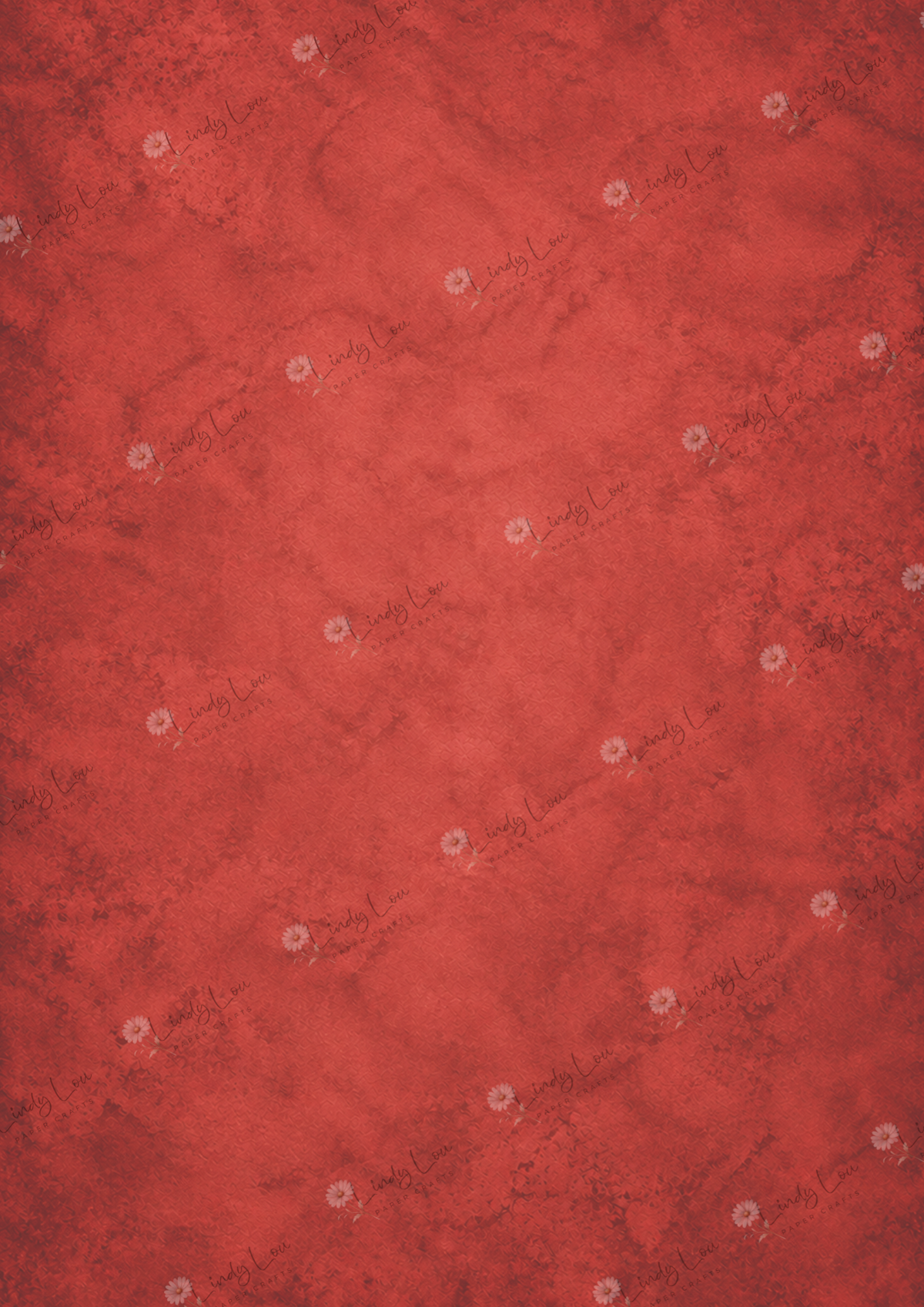 A4 Single Sheet - Christmas Past - Christmas Crimson