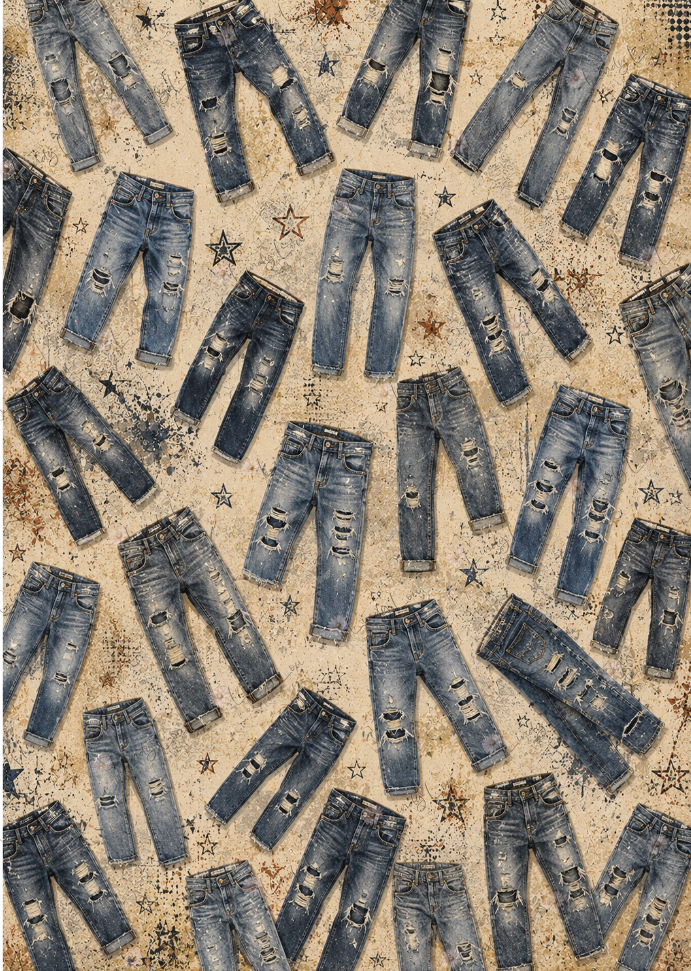 A4 Single Sheet - Teen Trailblazer - Denim Days