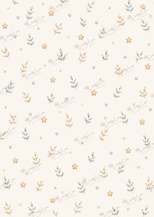 A4 Single Sheet - Boho Baby - Endless Leaf