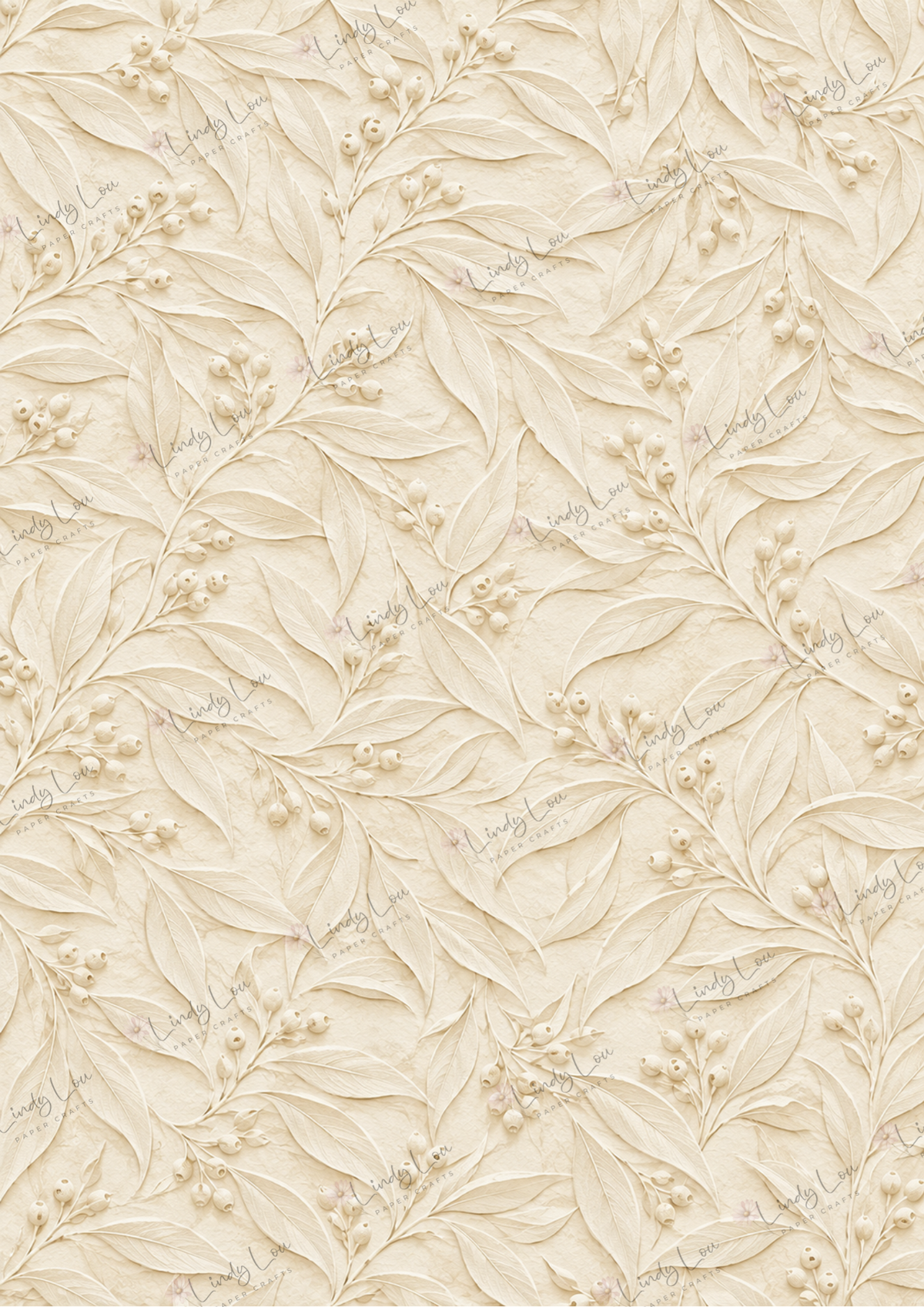 A4 Single Sheet - Native Whispers - Eucalyptus Elegance