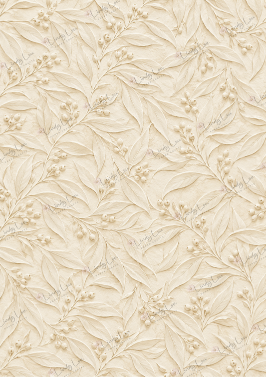 A4 Single Sheet - Native Whispers - Eucalyptus Elegance