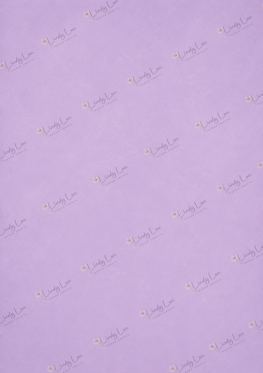 A4 Single Sheet - Blooming Grace - Lavender Mist