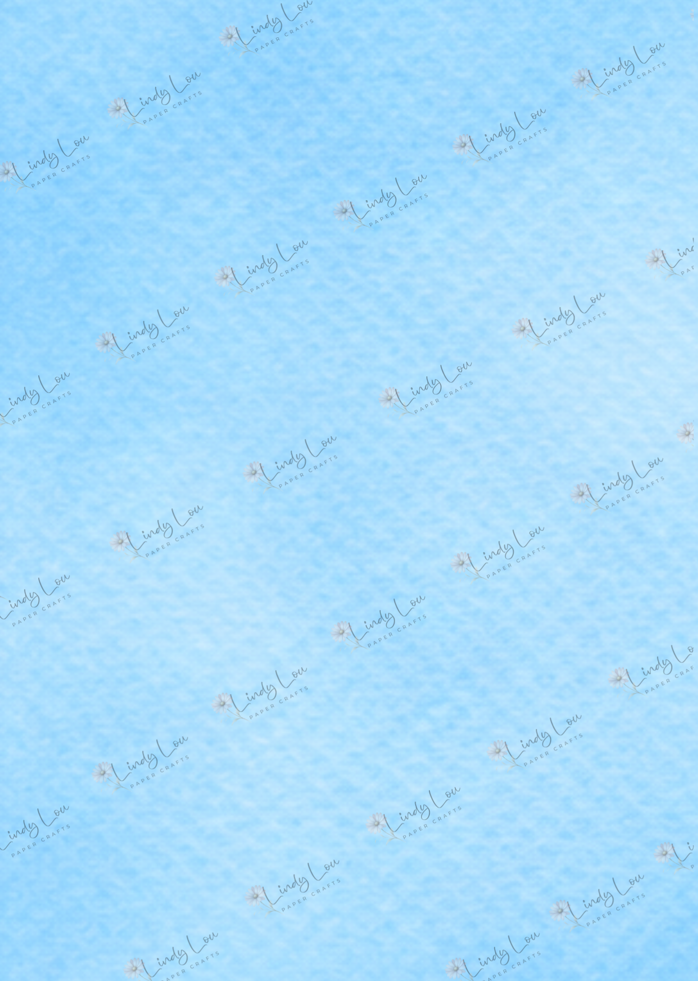 A4 Single Sheet - Absolutely Fabulous - Pretty in Blue
