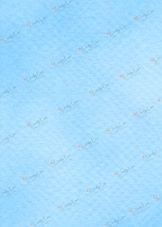 A4 Single Sheet - Absolutely Fabulous - Pretty in Blue