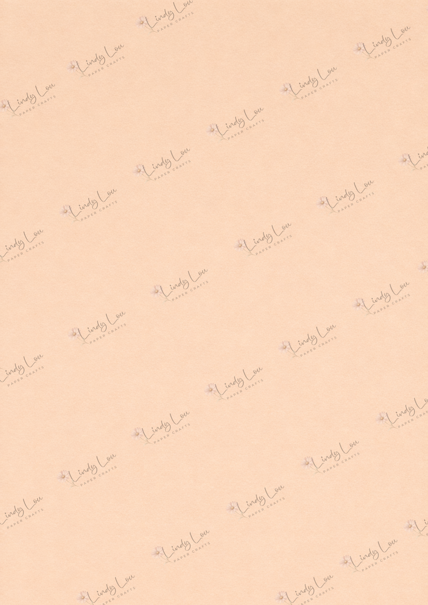 A4 Single Sheet - Bluebirds of Happiness - Sunset Blush