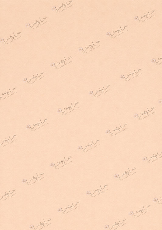 A4 Single Sheet - Bluebirds of Happiness - Sunset Blush
