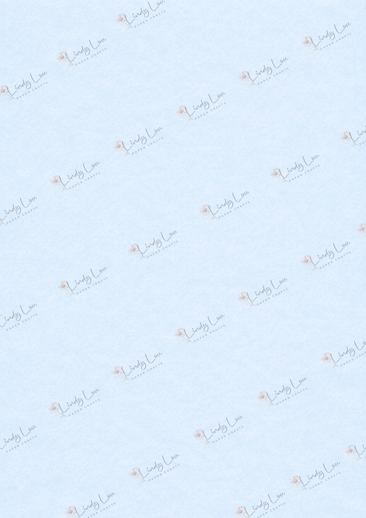 A4 Single Sheet - Softly Spoken -  Blue Breeze Hush