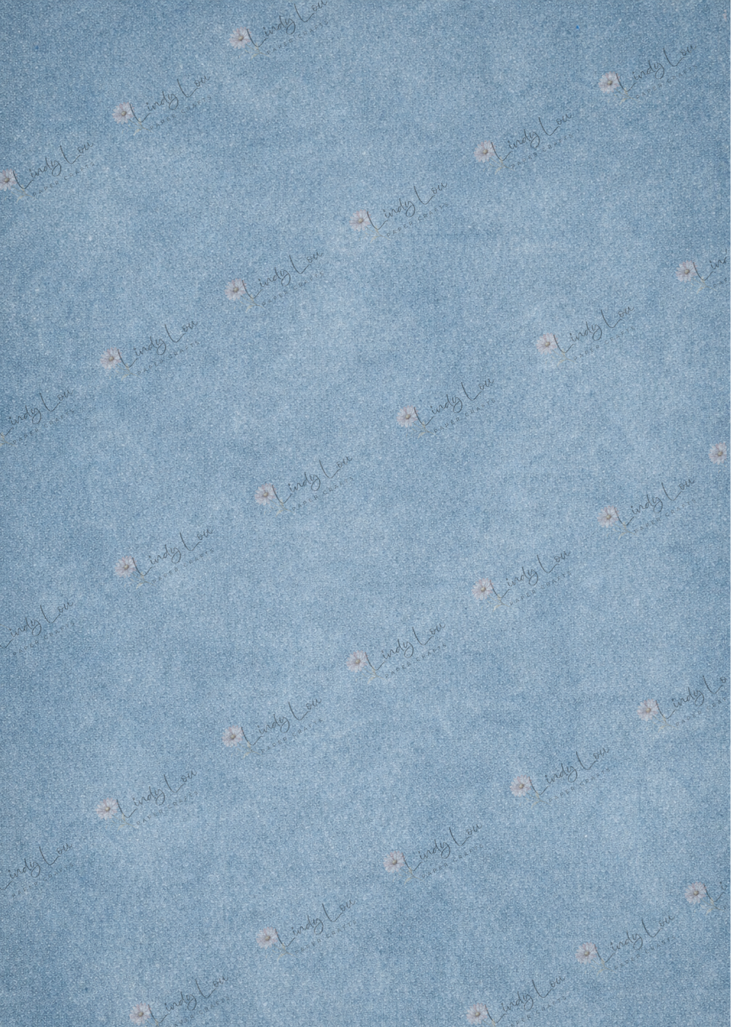 A4 Single Sheet - Grandpa's Joy Ride & Tractor Tales - Farmhand Blue