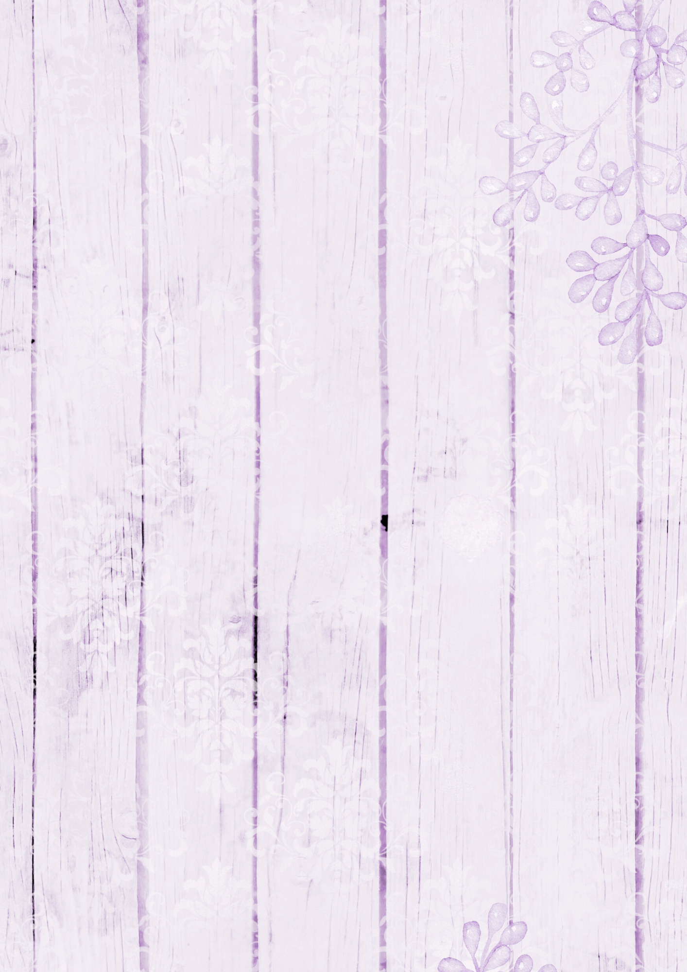 A4 Single Sheet - Wisteria Walk - Lilac Lane (no image)