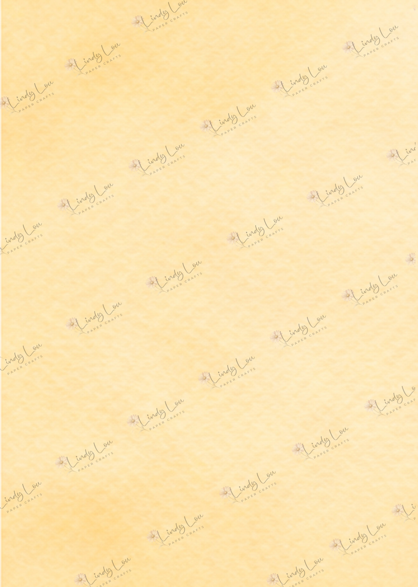 A4 Single Sheet - Absolutely Fabulous - Pretty in Yellow