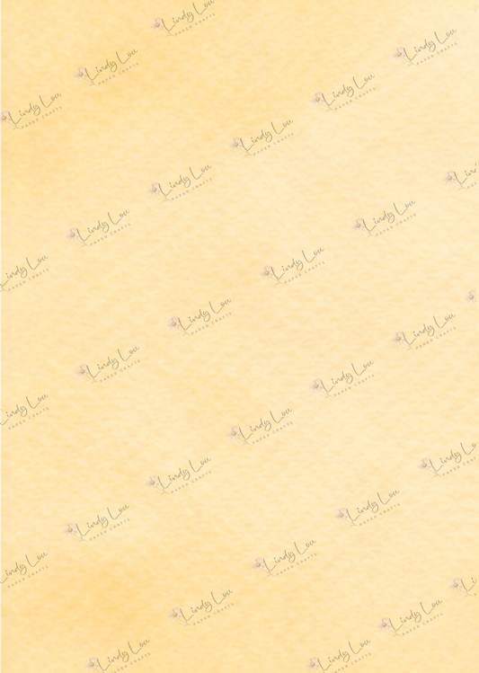 A4 Single Sheet - Absolutely Fabulous - Pretty in Yellow
