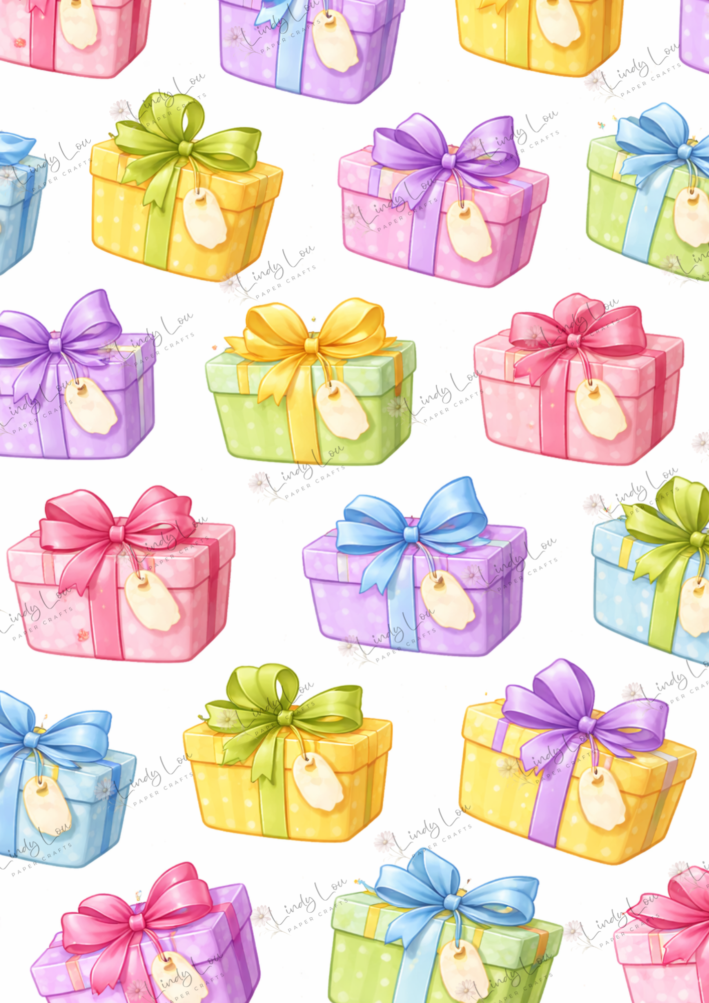A4 Single Sheet - Devine Divas - Wrapped With Love