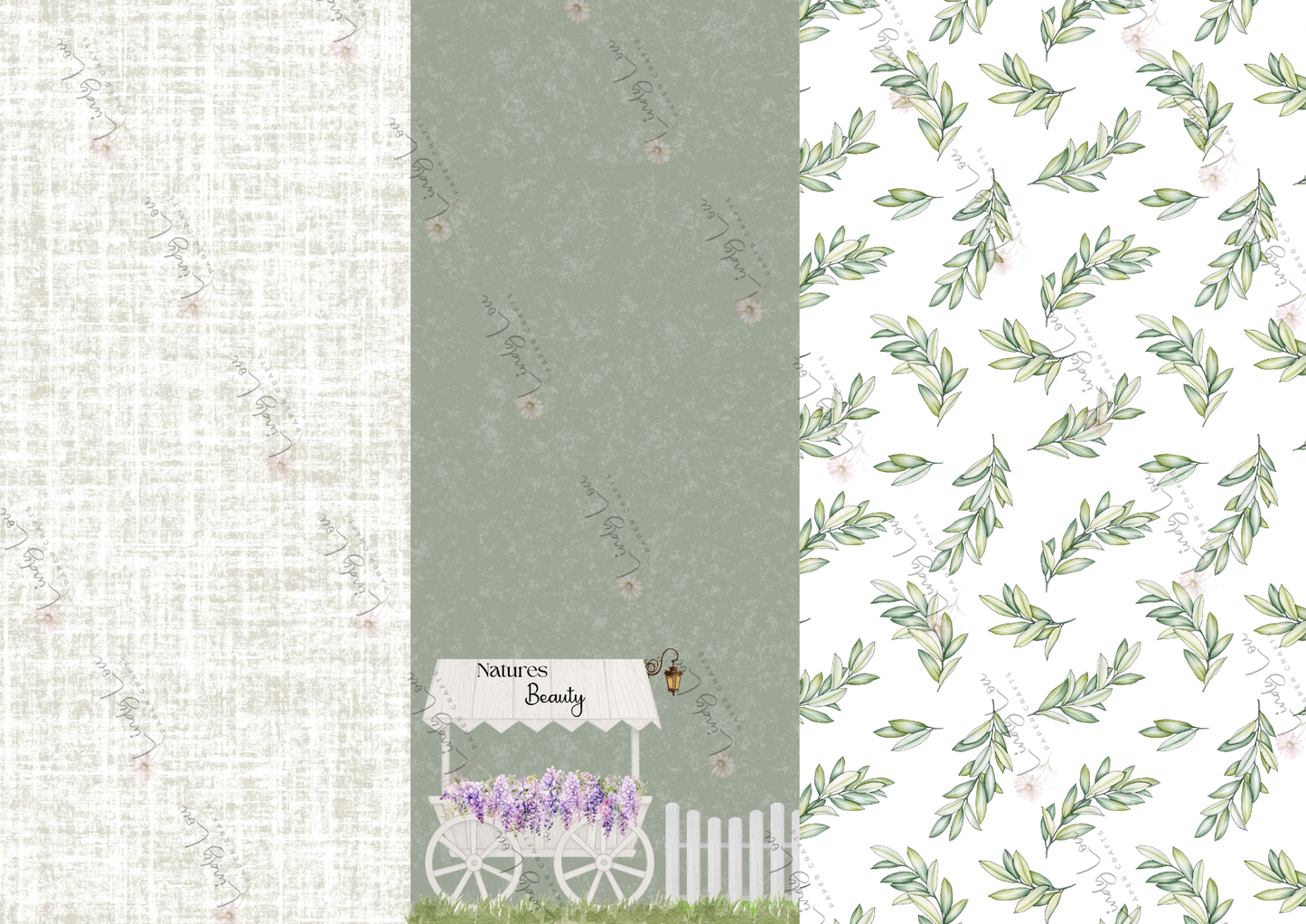 A4 Paper Collection - Wisteria Walk