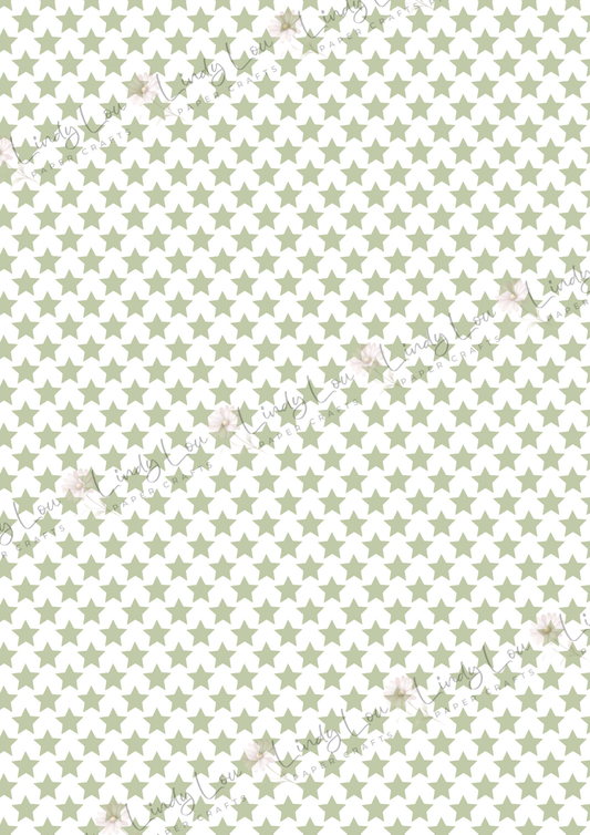 A4 Single Sheet - Dino Saurus - Stary Night