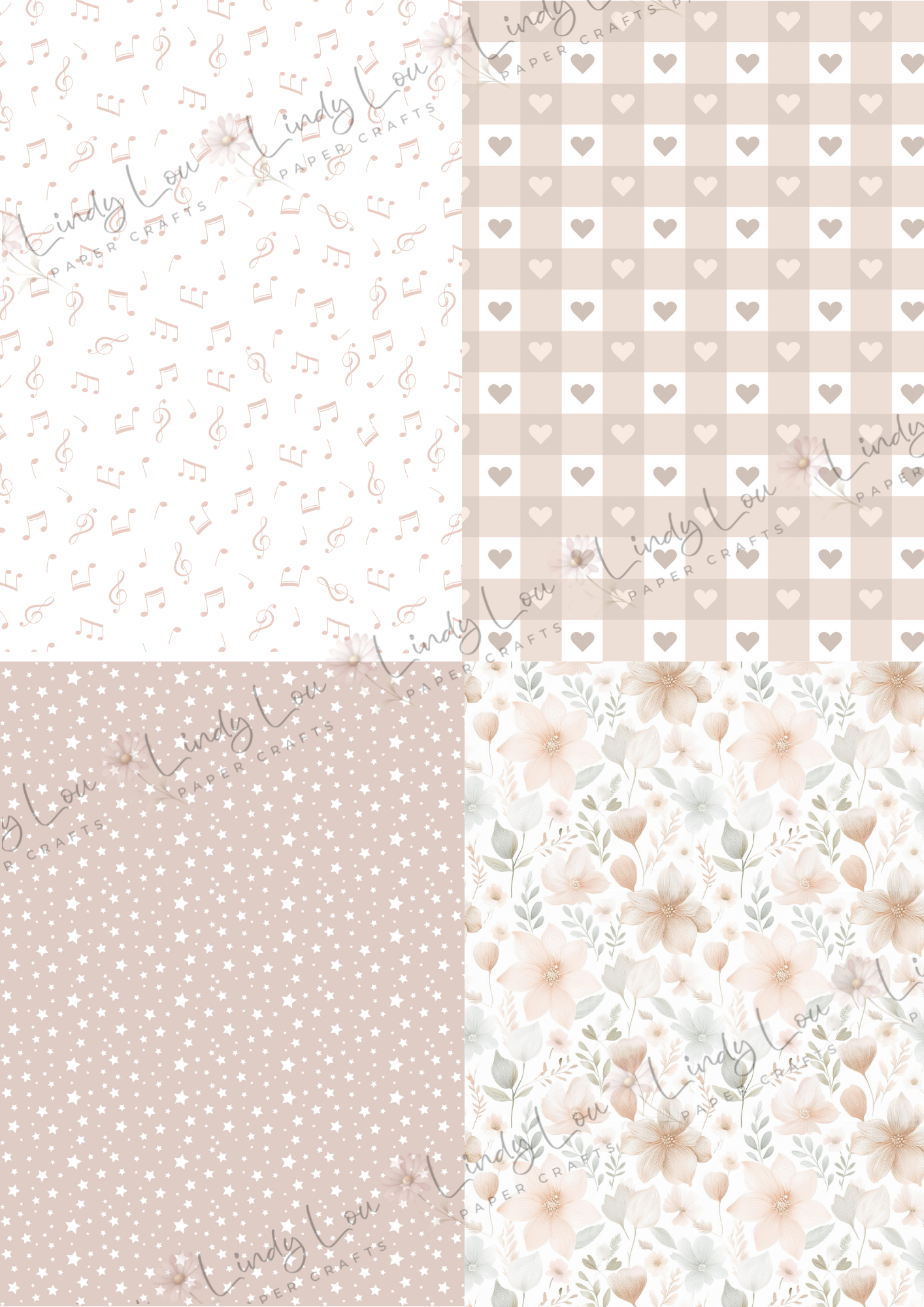 A6 Card Kit - Tiny Dancer