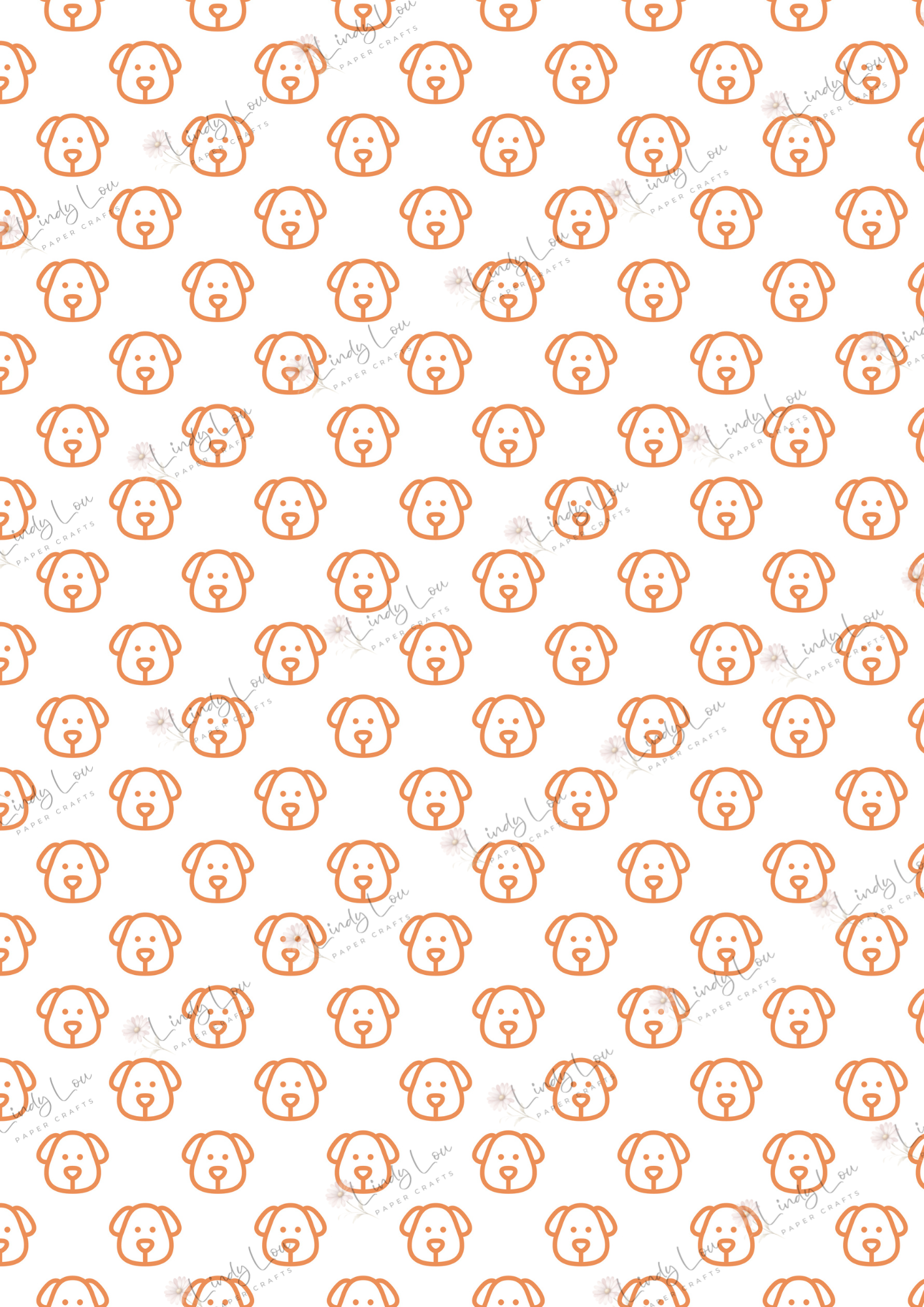 A4 Single Sheet - My Best Friend - Bow Wow