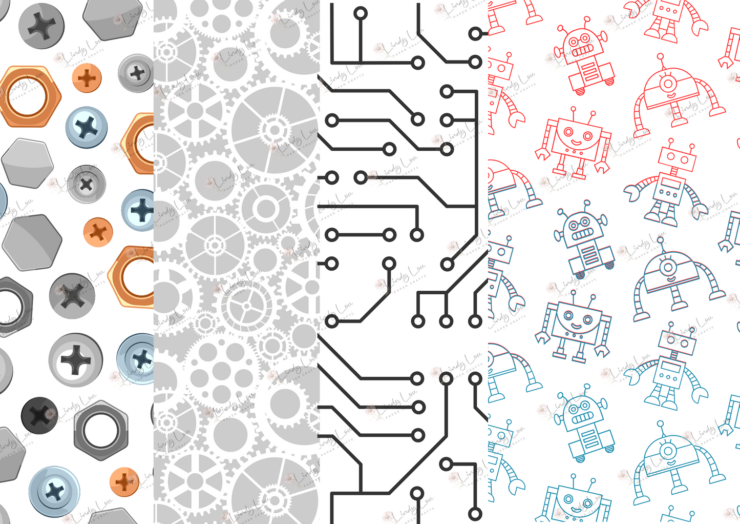 A4 Paper Collection - Robot Squad