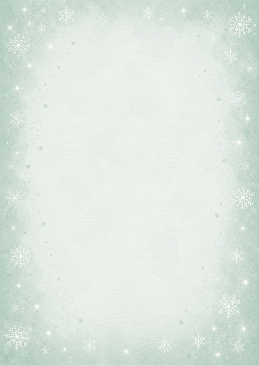 A4 Single Sheet - Aussie Christmas - Christmas Mint