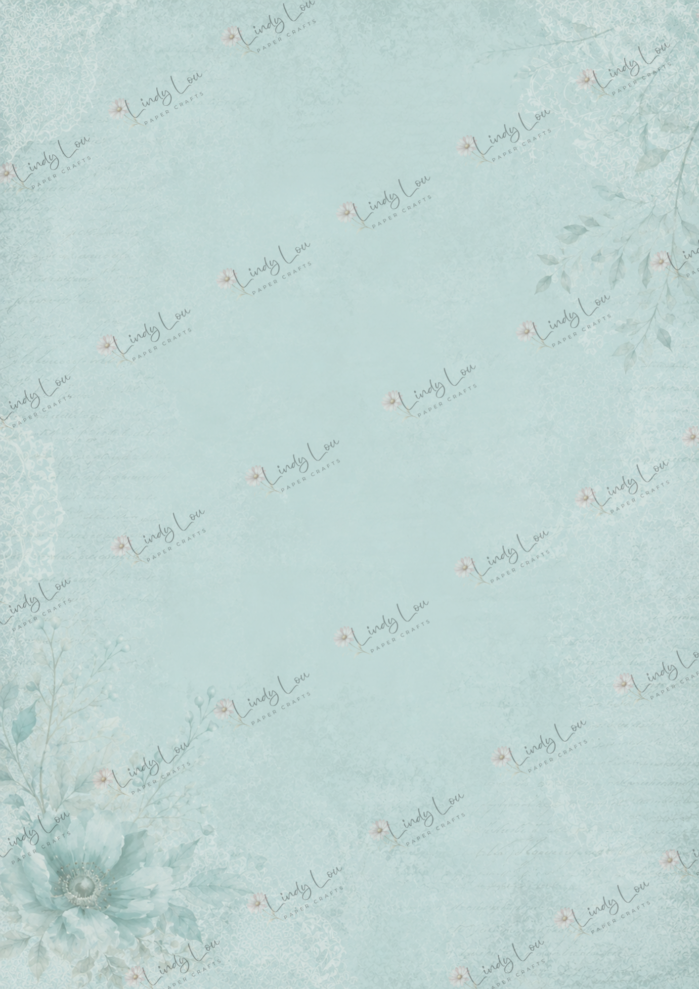 A4 Single Sheet - Blooming Grace - Joy