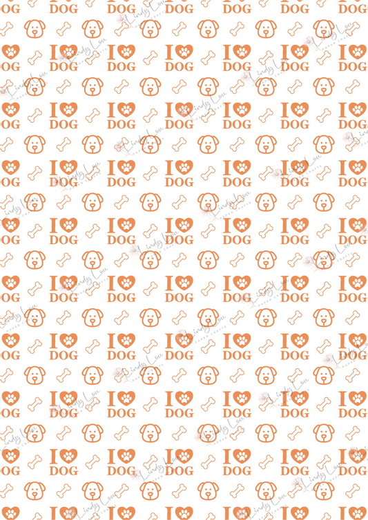 A4 Single Sheet - My Best Friend - Dog Lover