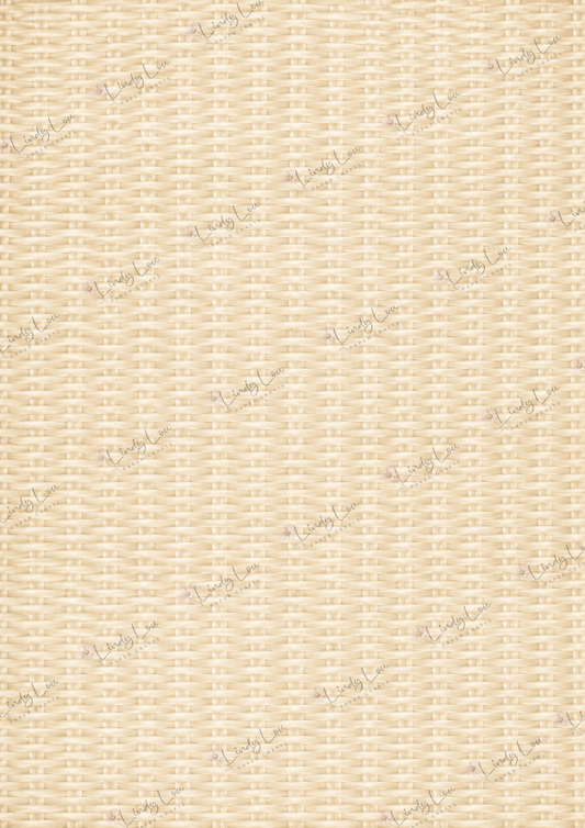 A4 Single Sheet - Baby Boy - Basket Weave