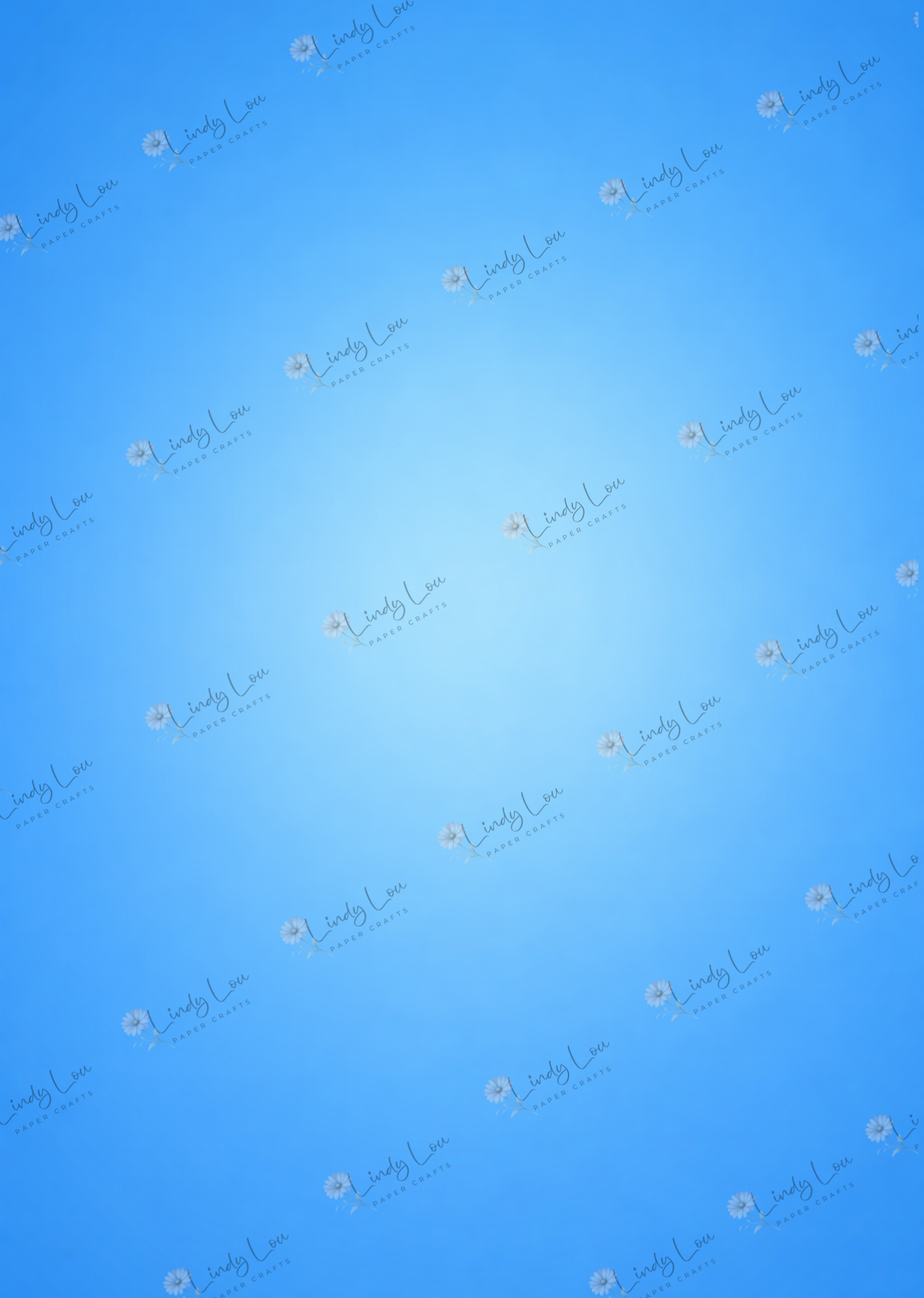 A4 Single Sheet - Birthday Giggles - Blue Bliss
