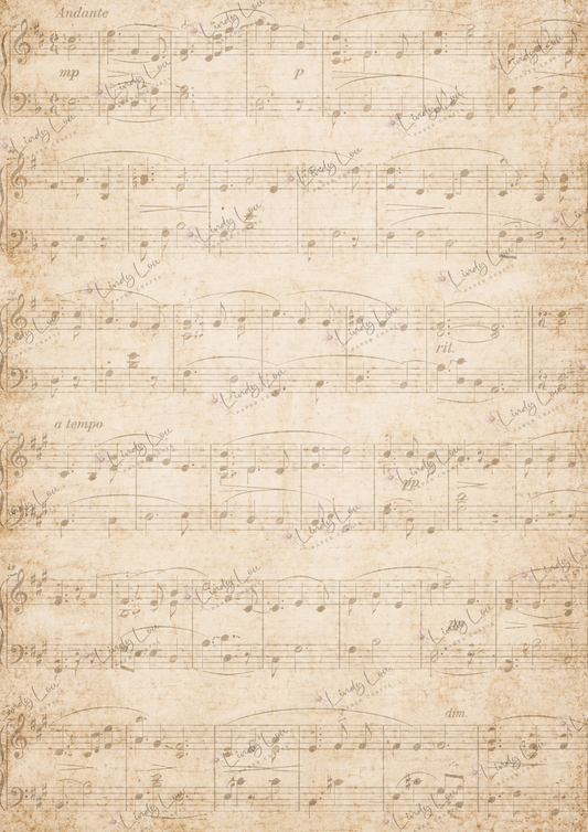 A4 Single Sheet - Christmas Past - Christmas Melody
