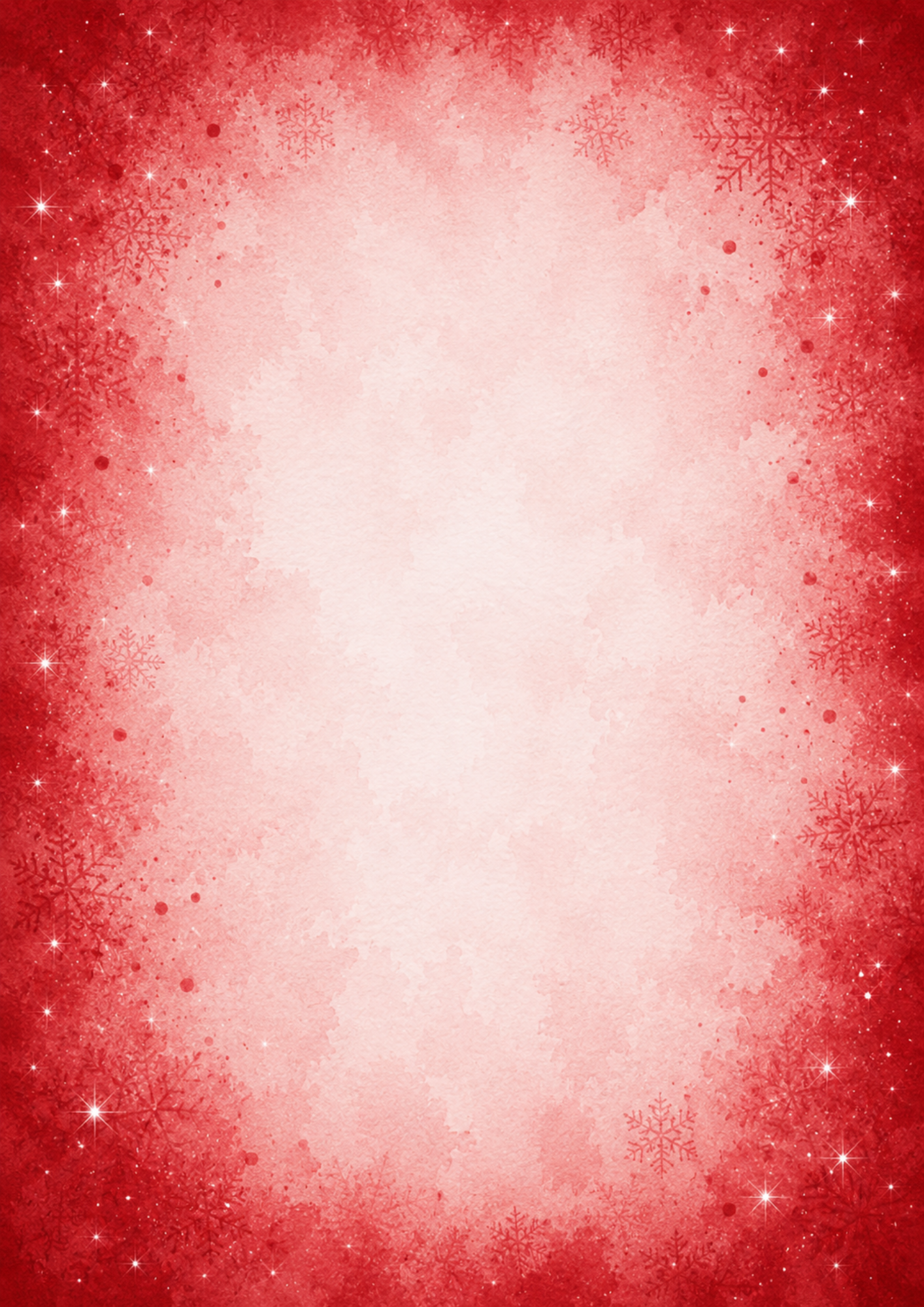 A4 Single Sheet - Aussie Christmas - Christmas Red