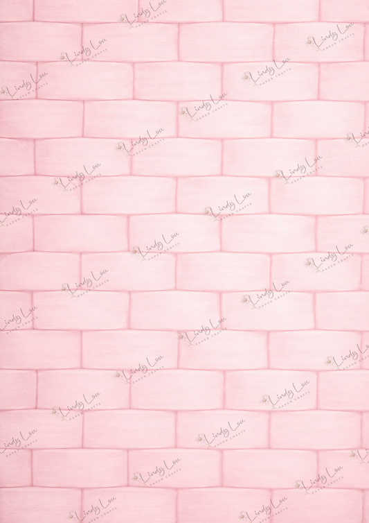 A4 Single Sheet - Little Goose Adventures - Pink Weave
