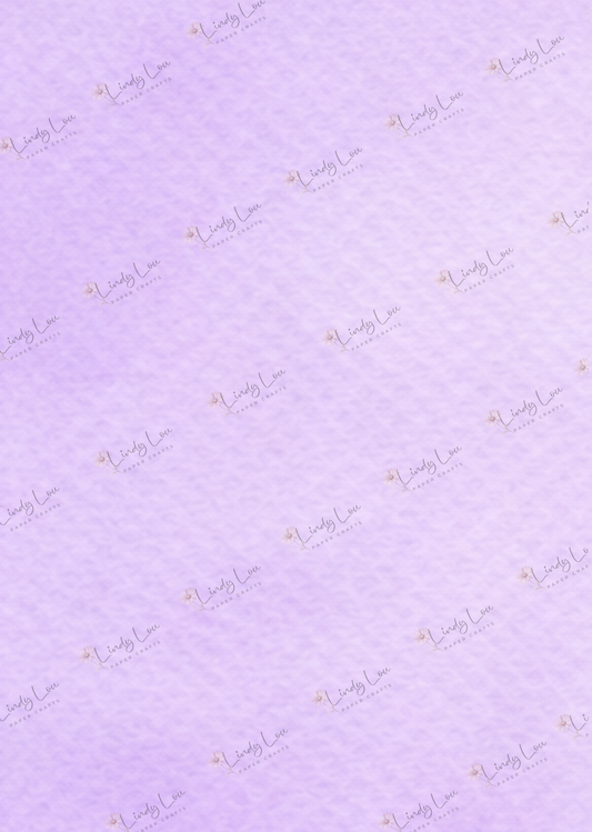 A4 Single Sheet - Absolutely Fabulous - Pretty in Lilac