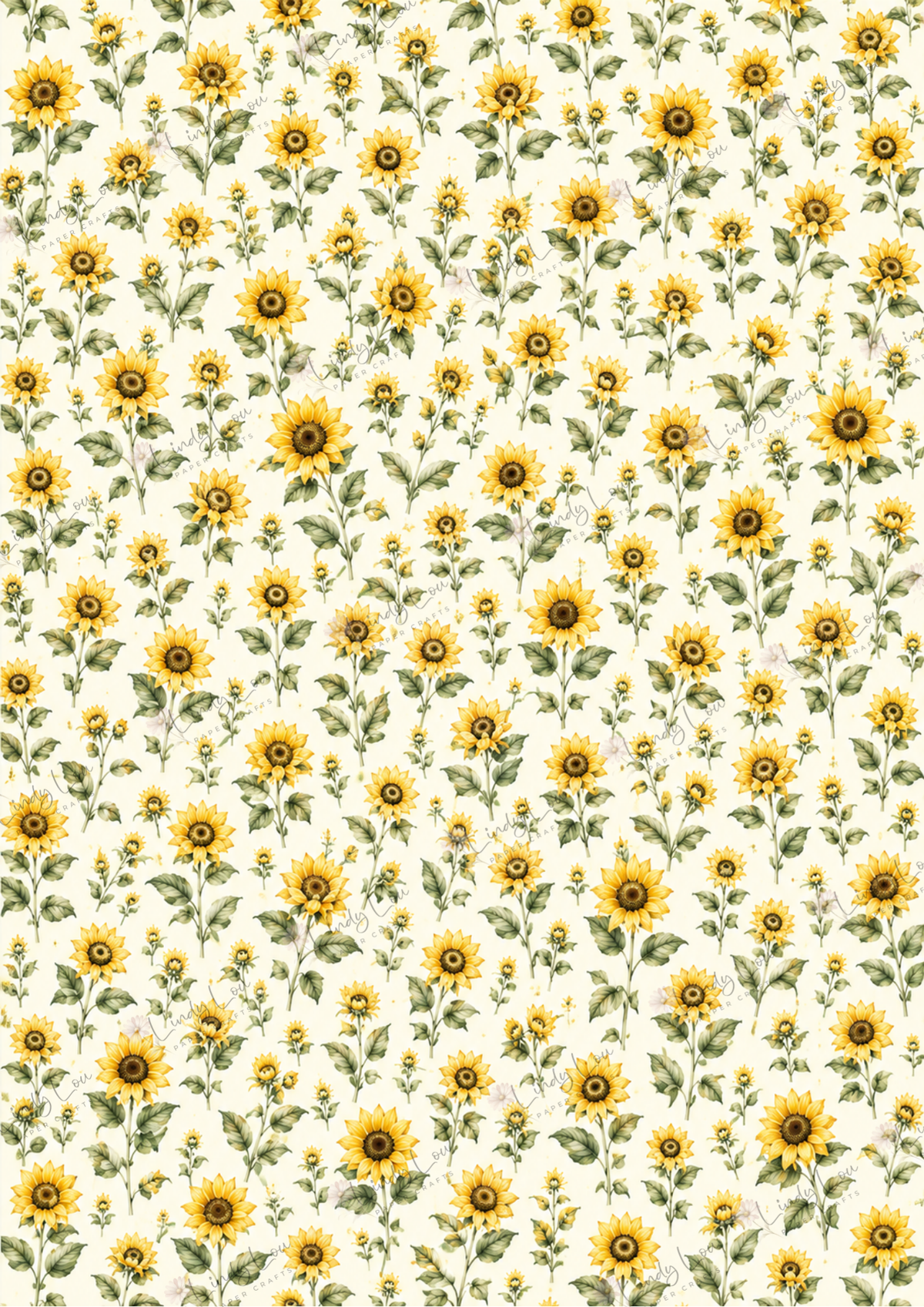 A4 Single Sheet - Sunshine & Moo - Sunbeam Scatter