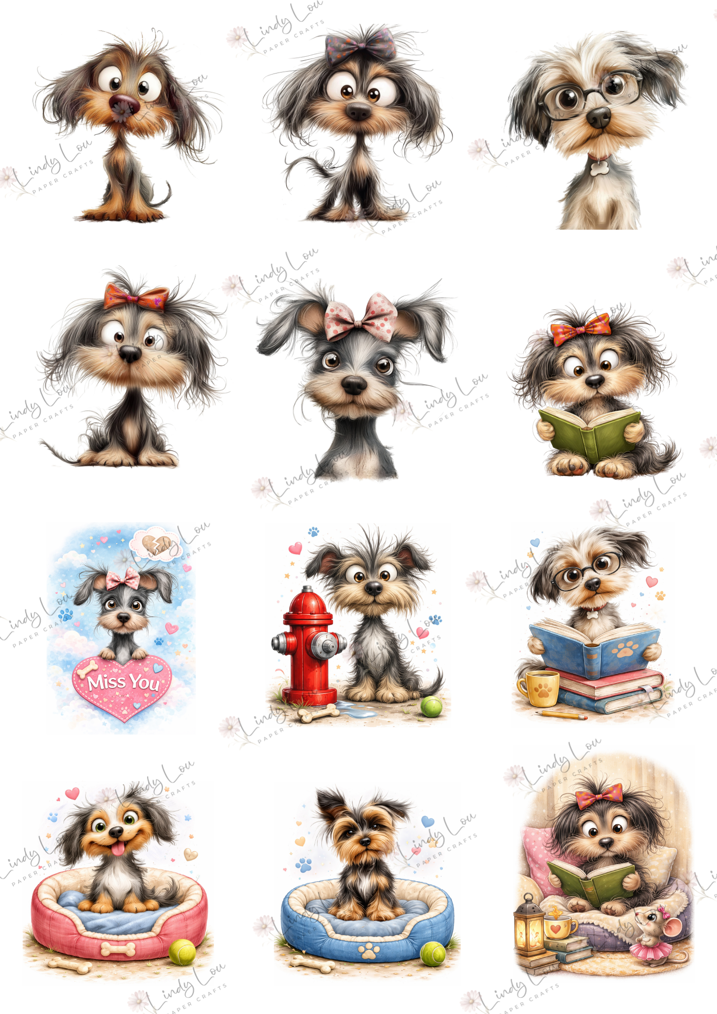 A6 Card Kit - Pawsitively Adorable