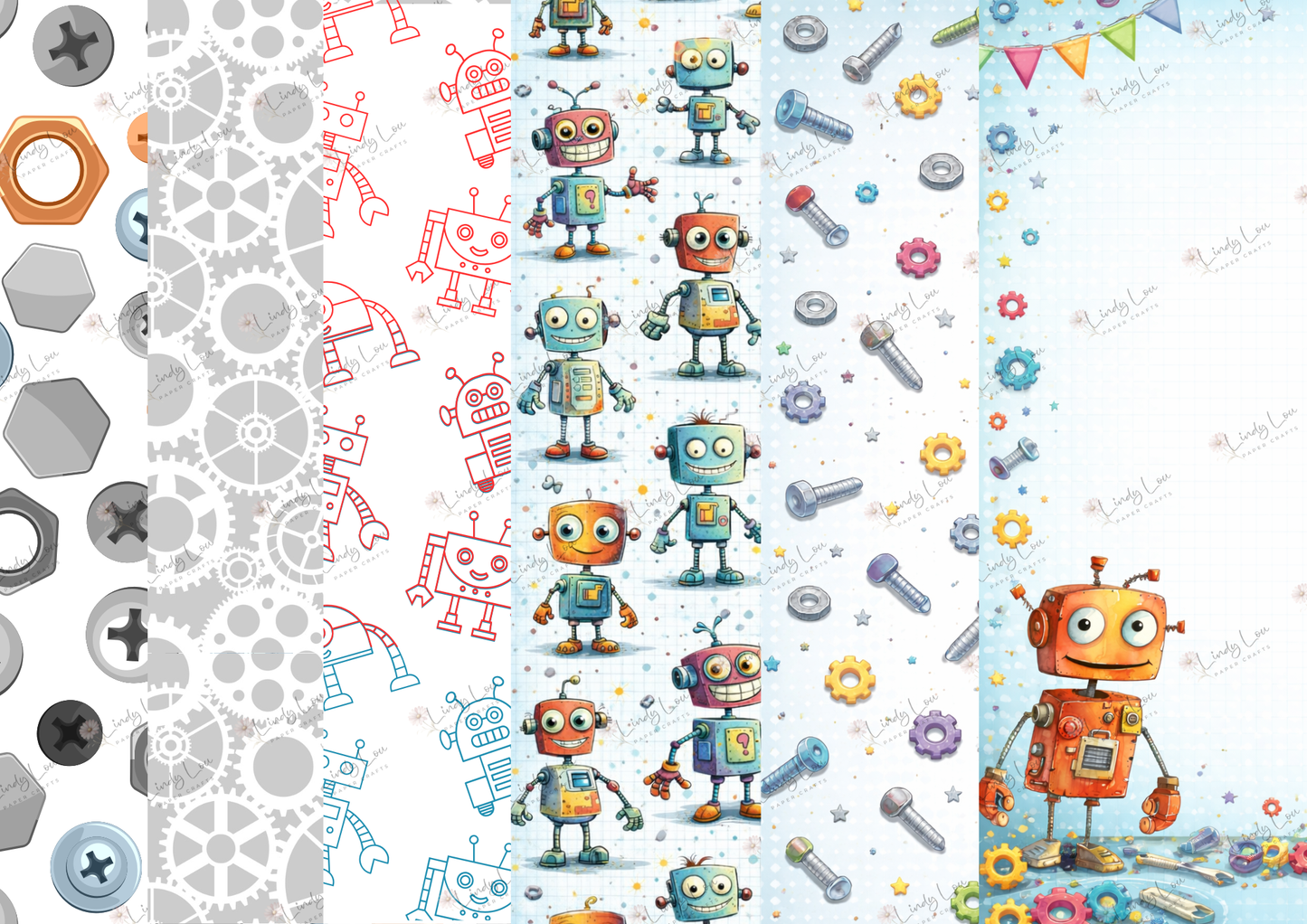 A4 Paper Collection - Robot Squad
