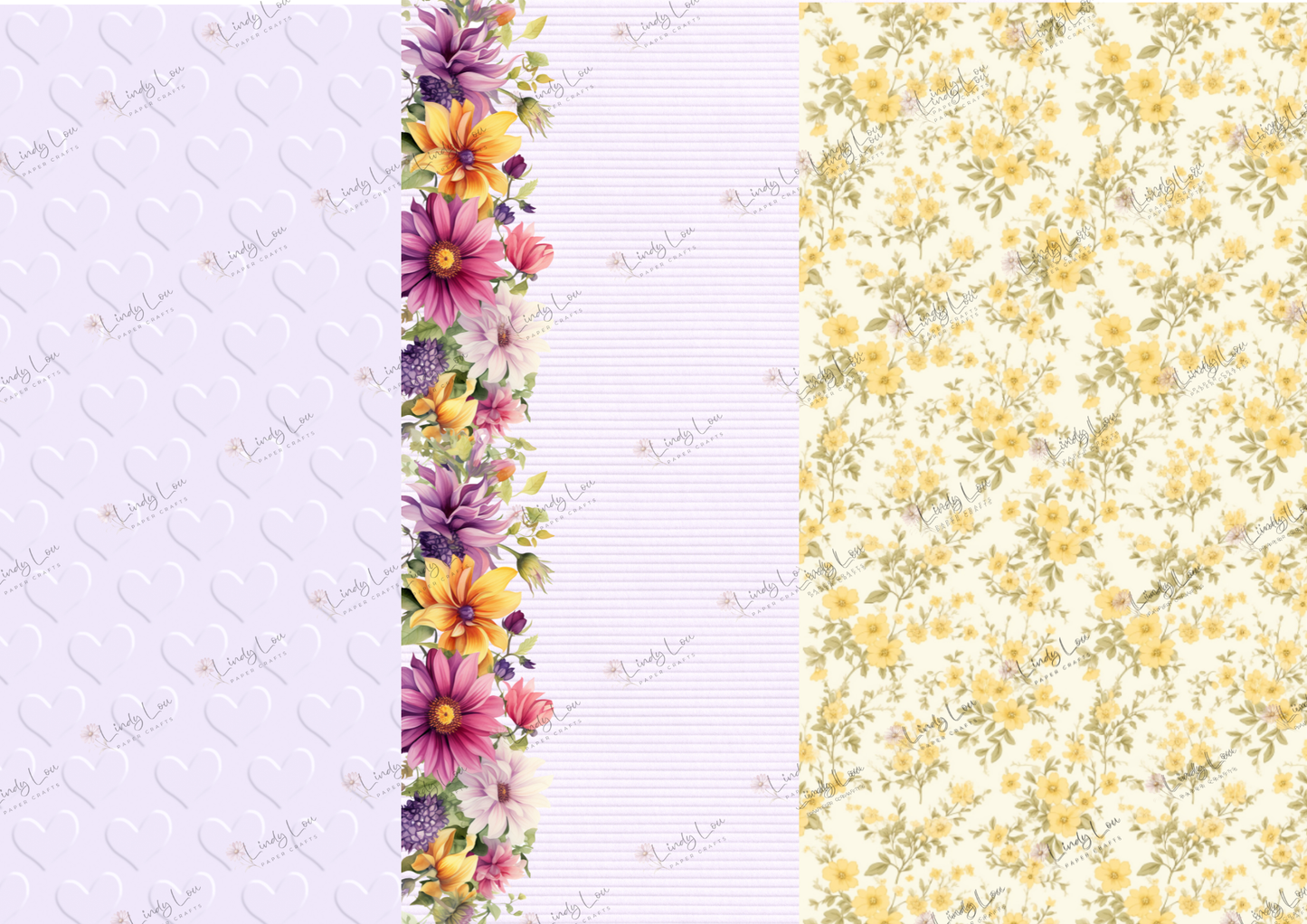 A4 Paper Collection - Summer Florals