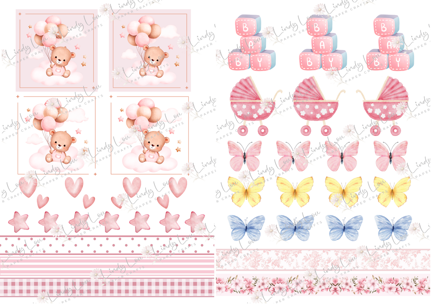 A4 Paper Collection - Sweet Baby Girl