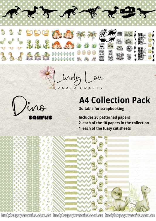 A4 Paper Collection - Dino Saurus